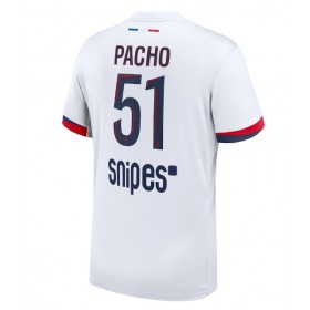 Paris Saint-Germain Willian Pacho #51 Borte skjorte 2025-26 Kortermet